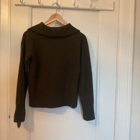 Banana Republic cashmere Johnny collar sweater xxs - Picture 3 of 8